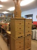 Four chest of drawers, occasional tables etc.