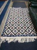 Cream patterned rug