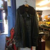 A leather jacket dated 1941