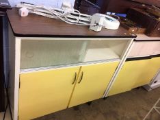 A Retro kitchen cabinet