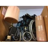 Wheelchair, lamp, rug etc.