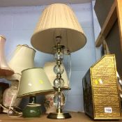 Various lamps, magazine rack etc.