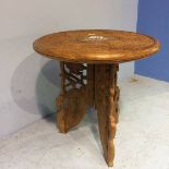 Small Indonesian carved table