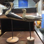 Two reproduction decoys