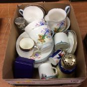 Part Shelley tea set etc.