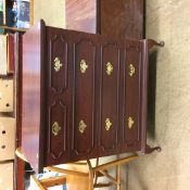 Chest of drawers, quantity of records and blanket box etc.