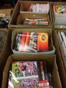 Four boxes of SAFC programmes