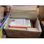 A box of Ordnance Survey maps etc.