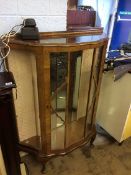 Walnut china cabinet