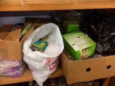 A shelf of dog treats