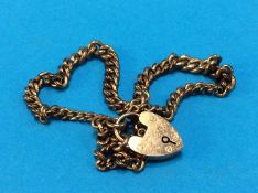 A chain, stamped 9ct, 25.4 grams