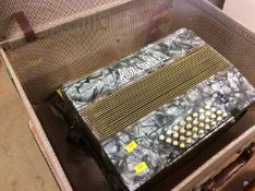 A Royal Standard cased accordion