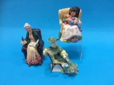 Three Royal Doulton ladies 'Prized possessions' HN 2942, 'Sweet Dreams' HN 2380, 'Ascot' HN 2356