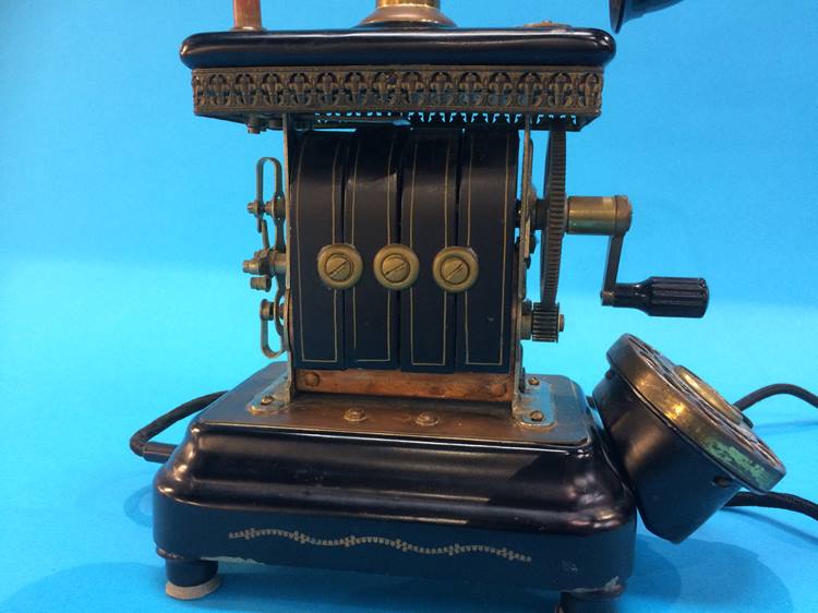 A Danish Hand Crank Telephone - Image 3 of 10