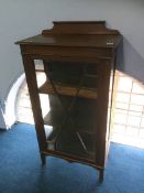 An Edwardian mahogany china cabinet