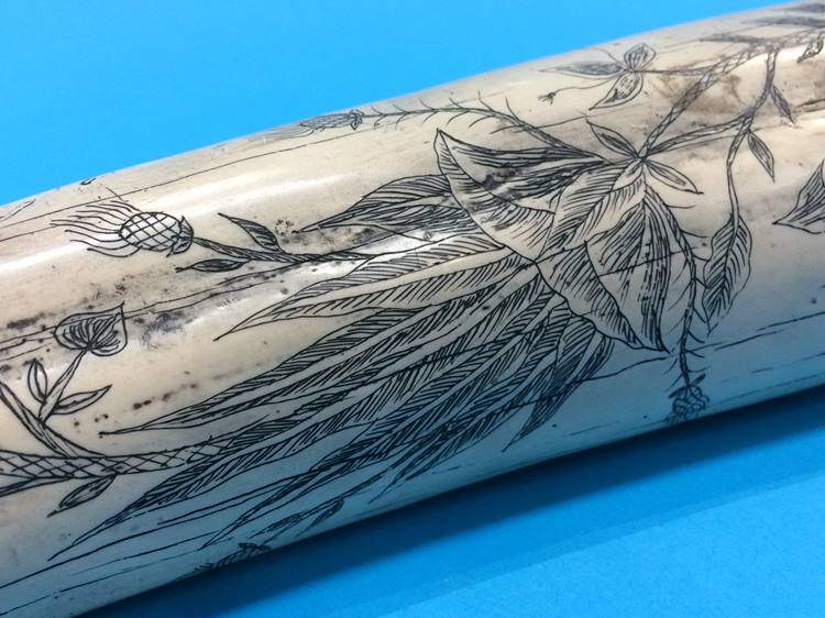 A reproduction scrimshaw - Image 6 of 7