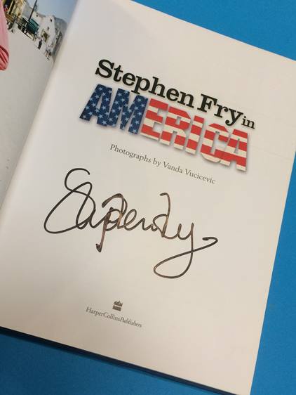 Books: signed by Terry Wogan, Kenneth Williams, James Patterson and two by Stephen Fry - Image 6 of 6