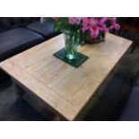 A large Barker and Stonehouse coffee table with four drawers