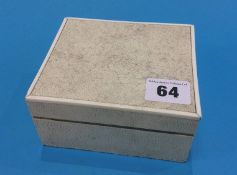 A small shagreen box