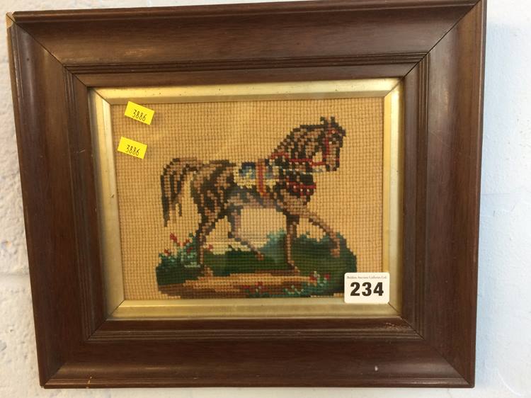 Tapestry picture of a horse