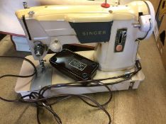 A Singer sewing machine