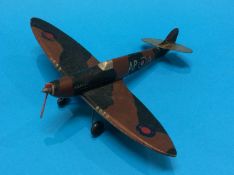 A scratch built model Spitfire