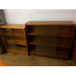 Two bookcases