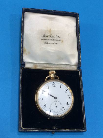 A 9ct gold pocket watch