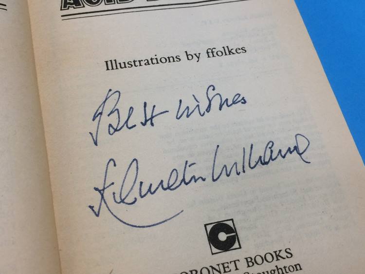 Books: signed by Terry Wogan, Kenneth Williams, James Patterson and two by Stephen Fry - Image 3 of 6