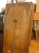 Oak wardrobe and dressing chest