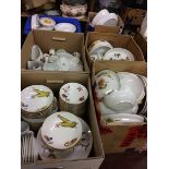 Large quantity of Royal Worcester Evesham ware