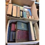 Two boxes of books