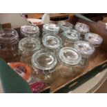 Quantity of Kilner jars