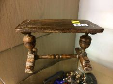 A small oak refectory table