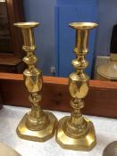 Pair of Queen of Diamonds candlesticks