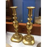 Pair of Queen of Diamonds candlesticks