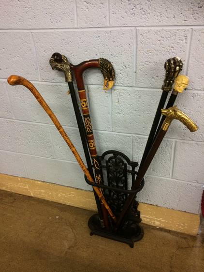 Stick stands and quantity of sticks - Image 2 of 2