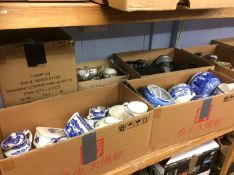 Quantity of Ringtons china etc. in five boxes