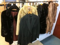 Quantity of fur and faux furs