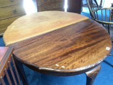 Two half moon tables