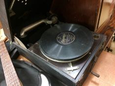 Table top gramophone