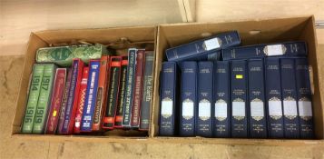 Eleven volumes of 'History of England', The Folio Society and a box of Folio Society books on