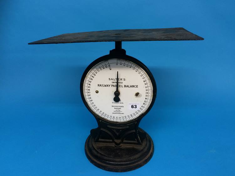 Railway parcel scales