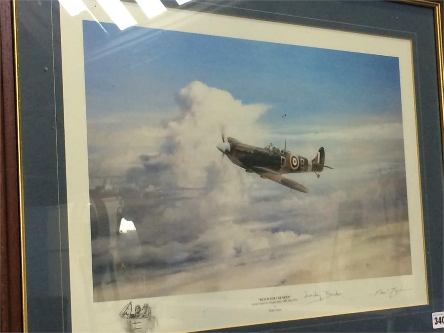 Lackenby, oil on board, signed, 'Two Spitfires in Flight', 41 cm x 60 cm and 'A Spitfire', signed - Image 3 of 3