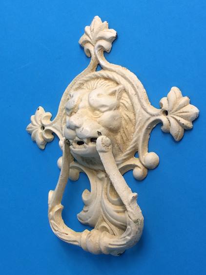 A Lion door knocker