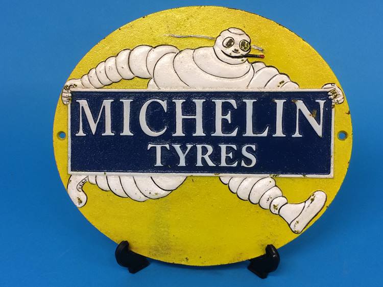A 'Michelin Tyres' sign - Image 2 of 2