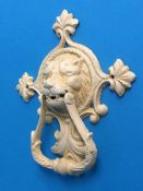 A Lion door knocker