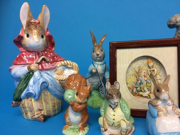 A collection of Beatrix Potter figures - Image 2 of 3