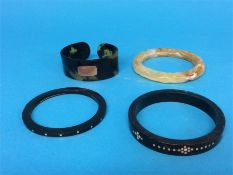 Four various bangles