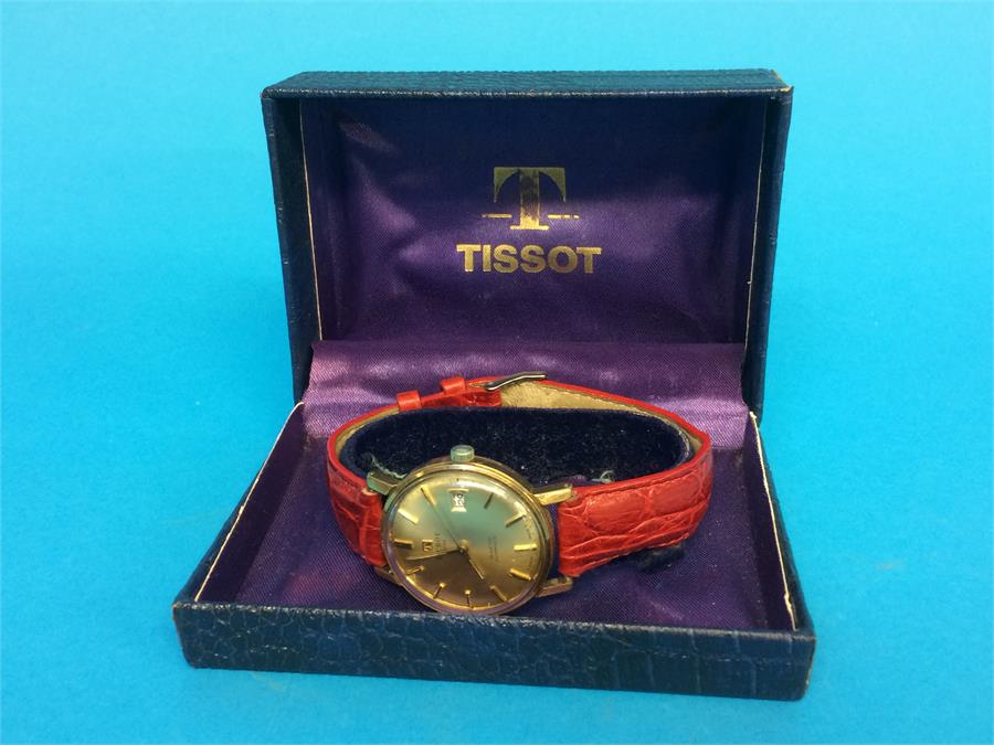 A Gents gold plated Tissot Sea Star Automatic wristwatch